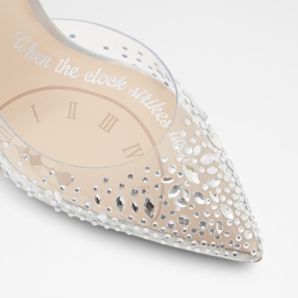 Disney x Aldo Striketwelve Cinderella Multi Sizes Clear NEW - Picture 6 of 7